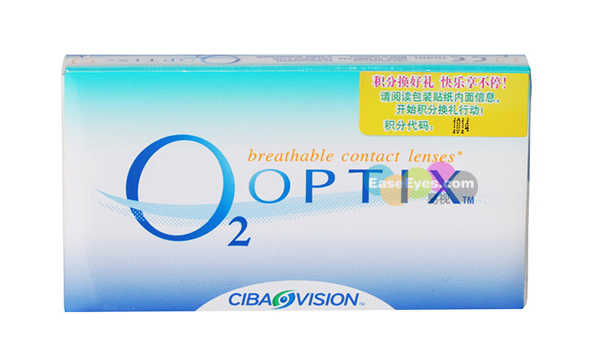 视康舒视氧硅水凝胶O2OPTIX月抛型隐形眼镜6片装